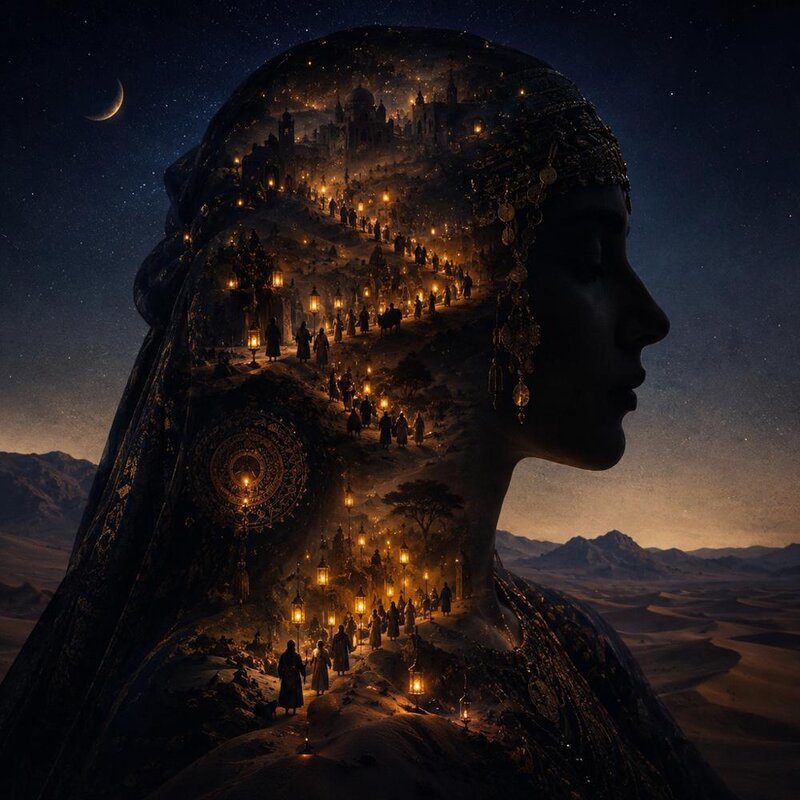 Album cover: Lanterns in Her Mind